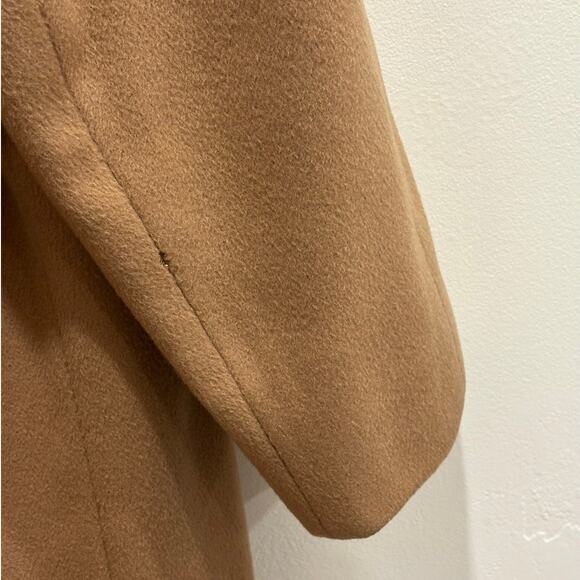 Mighty Mac Vintage 70s Tan men’s Winter coat w/ Faux Fur Lapel lined size 42/Lg - Picture 13 of 13